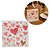 Guardanapo Estampado Corações Branco e Vermelho 20 Folhas 16cm - Tuut - Imagem 1