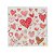 Guardanapo Estampado Corações Branco e Vermelho 20 Folhas 16cm - Tuut - Imagem 7