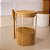Jogo 2 Potes Vidro Hermético 870ml com Tampa Bambu e Colher Bambu - Tuut - Imagem 2