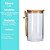 Pote Vidro Hermético 870ml com Tampa Bambu e Colher Bambu - Tuut - Imagem 5