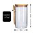 Pote Vidro Hermético 870ml com Tampa Bambu e Colher Bambu - Tuut - Imagem 4