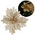 Flor Bico de Papagaio Natal Pick Recort Glitter Champanhe 25cm - Magizi - Imagem 5