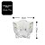 Porta Velas Castiçal Estrela Vidro Borda Dourada 10cm - Tuut - Imagem 3