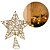 Estrela Ponteira Aramada Tridimensional Dourado Rústico Espiral 29cm - Magizi - Imagem 7