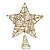 Estrela Ponteira Aramada Tridimensional Dourado Rústico Espiral 29cm - Magizi - Imagem 5