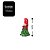 Kit 8 Prendedores Natal Decorados Resina e Madeira Natal Presilha 5cm - Magizi - Imagem 4