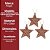 Conjunto 9 Estrelas Tridimensional Glitter Arabesco Natal Rosê Gold 9cm - Magizi - Imagem 7