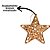 Kit 8 Estrelas Tridimensional Arabesco Bronze Metalizado 10cm - Magizi - Imagem 3