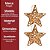 Kit 8 Estrelas Tridimensional Arabesco Bronze Metalizado 10cm - Magizi - Imagem 9