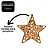 Kit 8 Estrelas Tridimensional Arabesco Bronze Metalizado 10cm - Magizi - Imagem 6