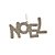 Kit Placa Letras Noel Gliter Champagne 13x7cm 3 Peças - Magizi - Imagem 5