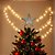 Ponteira Estrela Friso Glitter Champanhe Luxo 15cm Topo de Árvore Natal - Imagem 2