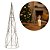 Árvore Cone Aramado Glitter Champanhe Natal Luxo 40cm - Magizi - Imagem 1