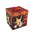 Caixa Embalagem Monta Fácil Decorada Natal Panetone e Presentes Com Laço 22x22cm - Magizi - Imagem 1