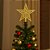 Ponteira Estrela Vazada Natal Dourada Glitter 19cm - Magizi - Imagem 2