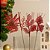 Conjunto 4 Galhos Natalinos Folhagem Decorativa Glitter Vinho 30cm - Magizi - Imagem 2