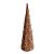 Árvore Cone Cotton Decorativa Lantejoulas Rosê Gold Natal 40cm - Magizi - Imagem 5