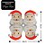 Kit 2 Pacotes Guardanapo Natal Papai Noel 20 Folhas Duplas 16cm - Magizi - Imagem 8