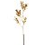 Galho Decorativo Natalino Folhagens Douradas Metalizadas 55cm - Magizi - Imagem 3