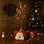 Galho Decorativo Natalino Folhagens Douradas Metalizadas 55cm - Magizi - Imagem 2