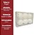 Jogo 12 Bolas de Natal Max Glitter Branco Prime 6cm na Caixa - Magizi - Imagem 11