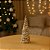 Mini Árvore Aramada Cone Rústica Juta e Algodão Decor 20cm - Magizi - Imagem 2