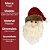 Kit 3 Pelúcias Carinha Papai Noel Scotch Pendente Gorro Crochê 13cm - Magizi - Imagem 6