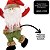 Kit 3 Bonecos Papai Noel Pelúcia Scotch Pendente Vermelho e Verde 22cm - Magizi - Imagem 3