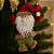 Papai Noel Pelúcia Scotch Pendente Vermelho e Verde 22cm - Magizi - Imagem 2