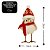 Jogo 3 Passarinhos Natalinos Pelúcia Cute Roupa Tricô e Cachecol 18cm - Magizi - Imagem 5