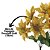 Jogo 3 Buquês Natalino Bico de Papagaio Dourado Prime 30cm 7 Flores - Magizi - Imagem 5