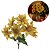 Jogo 3 Buquês Natalino Bico de Papagaio Dourado Prime 30cm 7 Flores - Magizi - Imagem 4