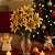 Buquê Natalino Bico de Papagaio Dourado Prime 30cm 7 Flores - Magizi - Imagem 2