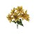 Buquê Natalino Bico de Papagaio Dourado Prime 30cm 7 Flores - Magizi - Imagem 1