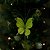Borboleta Pick Natal Verde Full Glitter Luxo 23cm - Magizi - Imagem 2