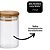 Pote Hermético Porta Temperos Vidro Borosilicato e Tampa Bambu 110ml - Tuut - Imagem 5