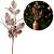 Galho Natalino Folhagens e Bico de Papagaio Glitter Rosê 70cm - Magizi - Imagem 3