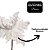 Jogo 3 Flores Bico de Papagaio Pick Natal Textura Veludo Branco 22cm - Magizi - Imagem 6
