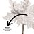 Flor Bico de Papagaio Pick Natal Textura Veludo Branco 22cm - Magizi - Imagem 3