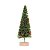 Pinheiro Decorado Natal Glitter Dourado Enfeite de Mesa 20cm - Magizi - Imagem 1