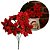 Jogo 2 Buquês Mini Bico de Papagaio Natal Veludo Vermelho 5 Flores - Magizi - Imagem 5