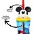 Copo Infantil Mickey Mouse 3D com Canudo 360ml Disney - Tuut - Imagem 2