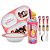 Kit Refeição Infantil Princesas Disney 6 Peças Prato Divisória, Tigela, Copo e Talheres - Tuut - Imagem 1