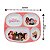 Kit Refeição Infantil Princesas Disney 6 Peças Prato Divisória, Tigela, Copo e Talheres - Tuut - Imagem 5