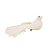 Pombinha Branca Plumas 17cm Enfeite Natal - Magizi - Imagem 1