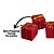 Kit 6 Mini Presentes Decorados Natal Enfeite Árvore 3x3cm - Magizi - Imagem 4