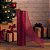 Jogo 2 Telas Decor Natal Malha Tule Fita Trançada Vinho Bordô 25cm x 5 metros - Magizi - Imagem 2