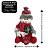 Jogo Papai Noel e Boneco de Neve Sentados Decorativos Natal Pelúcia Saco de Presentes Feliz Natal 20cm - Imagem 6