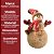 Boneco de Neve Decorativo Natal em Pelúcia com Gorro e Cachecol Crochê Vermelho 30cm - Imagem 5