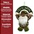 Guirlanda Placa Feliz Natal Madeira Papai Noel Decorativo Pelúcia Verde Xadrez e Gorro Crochê 30cm - Imagem 6